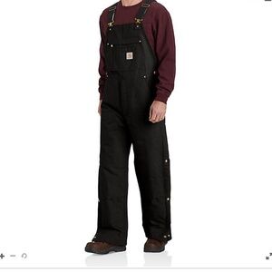 Carhartt Loose Fit Firm Duck Insulated Bib Overall